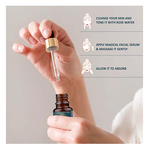 CORE & PURE CORE PURE Magical Facial Oil Serum Promotes AntiAgeing Radiant and Healthy Skin Natural Essential Oils Infused Ayurvedic 12ml - Image 5