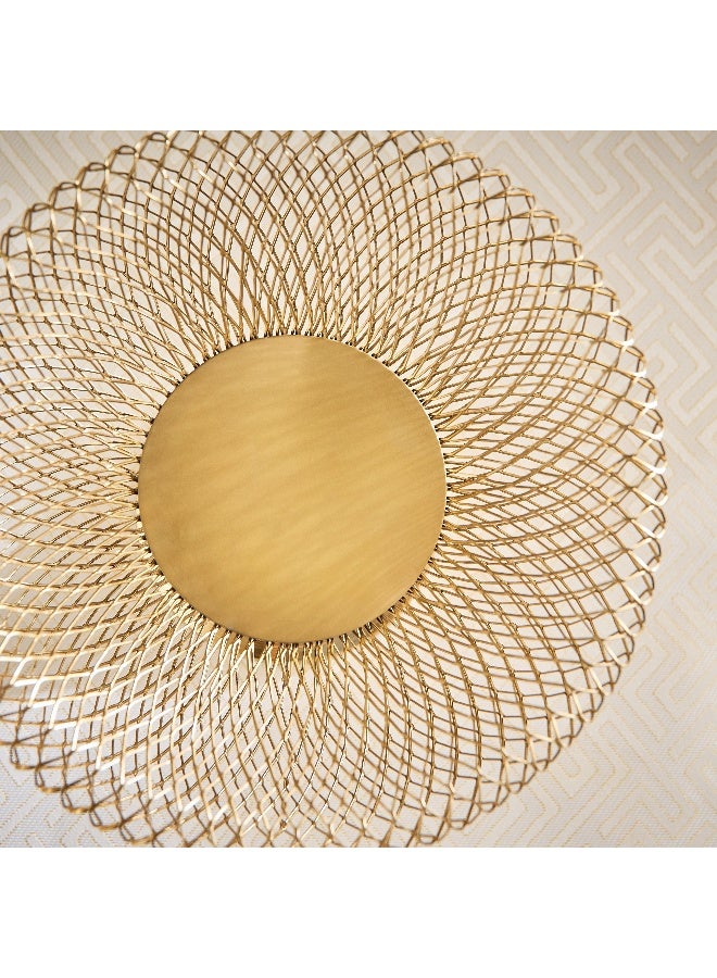 Home Box Kumudh Aurora Decorative Mesh Footed Bowl - 21x21x33 cm - Image 3