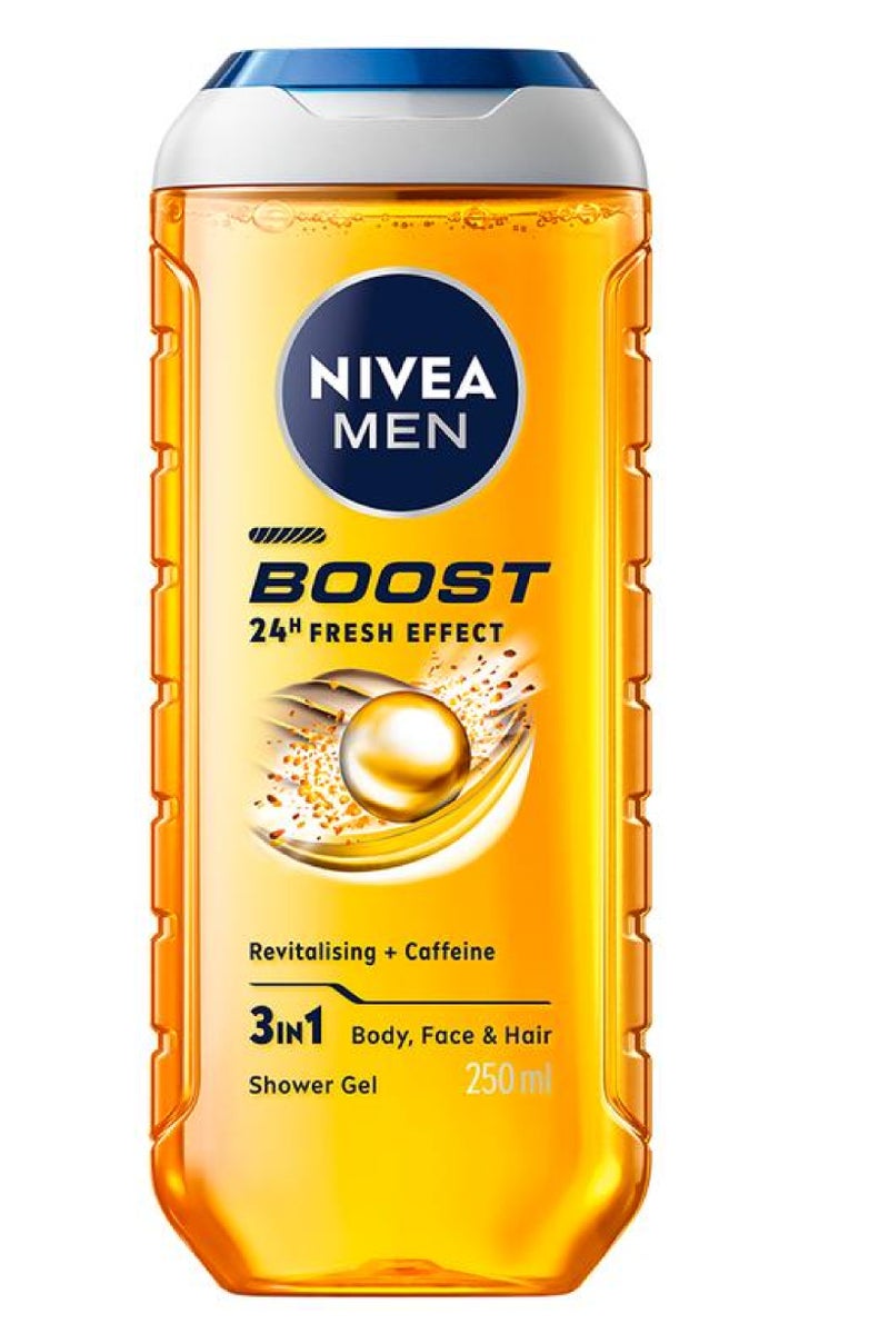 Nivea جل استحمام نيفيا للرجال 3 في 1 250 مل