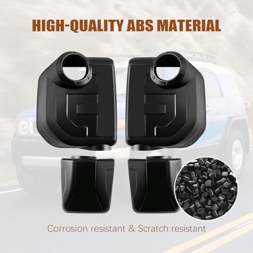 Tesmirror Mirror Cover for Fj Cruiser - Tesmirror Upgrade Door Rear View Mirror Cover for Toyota FJ Cruiser Accessories 2007-2021 2022 Side Rearview Caps - Image 3