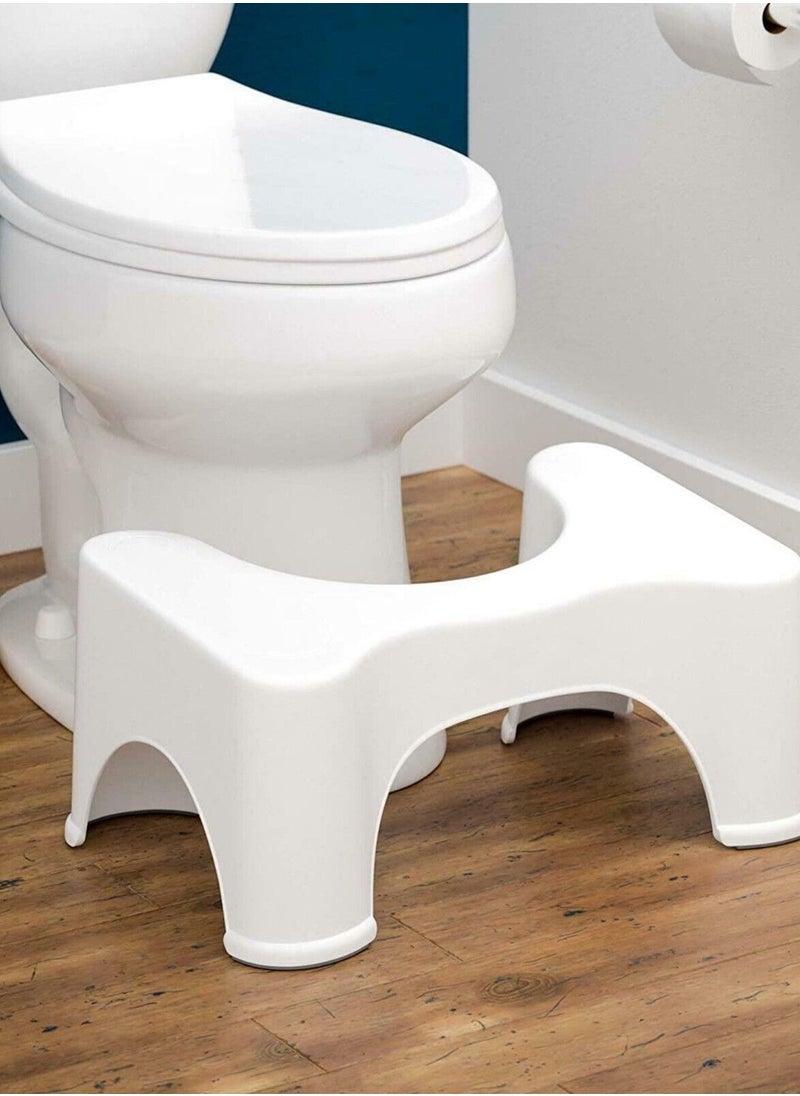 ELTRAZONE Bathroom Toilet Stool Squatty Potty for Adults & Children | Sturdy Footstool Step Stool for Toilet | Ideal for Pregnant Women & Elderly | Ergonomic Design for Healthy Bathroom Posture | Easy to Use and Clean | Comfortable for All Ages  - Image 2
