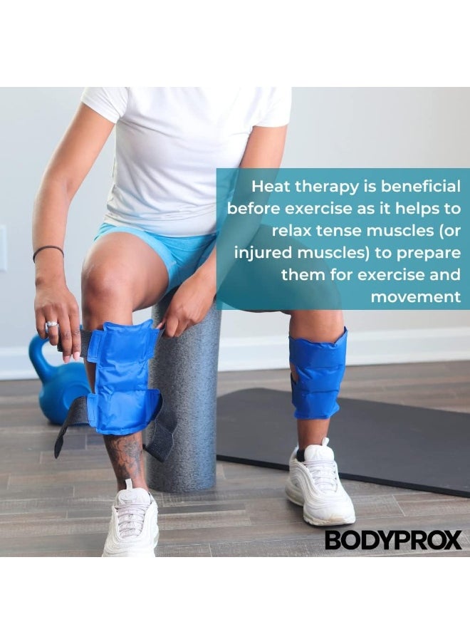 Bodyprox - BODYPROX Shin Splint Ice Pack 2 Pack - Reusable Shin Cold and Hot Wrap for Shin Splints Pain Relief, Flexible Ice Pack for Runners - Image 1
