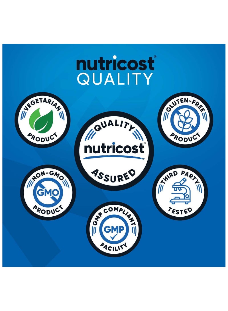 Nutricost كرياتين مونوهيدرات، كرياتين مونوهيدرات ميكرونيزد، 5 جرام لكل حصة - 200 حصة | 1 كجم لكل حاوية بدون نكهة صافي الوزن 35.7 أونصة (2.2 رطل) (1 كجم) - Image 3