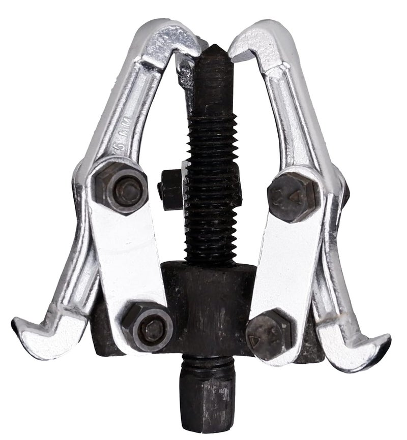 Homdum Homdum 4 Inch 3 Legs Steel Bearing Puller Lever Tool For Ceiling Fan and Motors Black and Silver  - Image 2