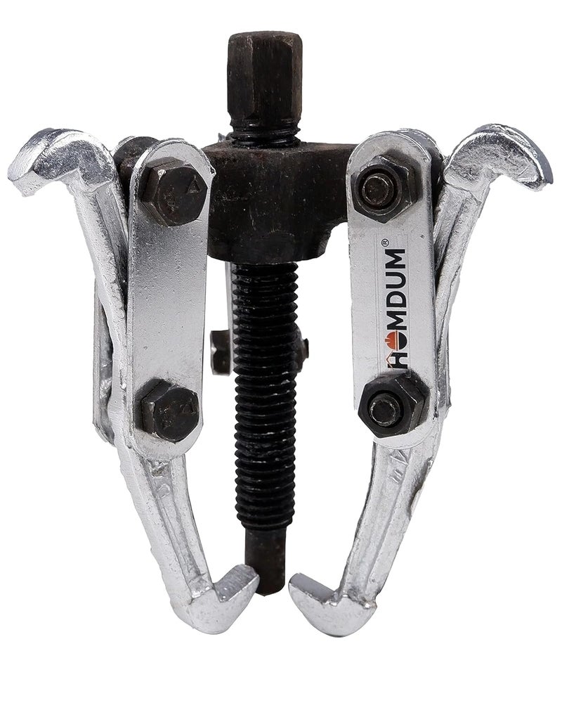 Homdum Homdum 4 Inch 3 Legs Steel Bearing Puller Lever Tool For Ceiling Fan and Motors Black and Silver  - Image 1