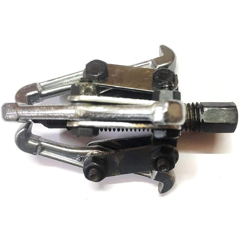 Homdum Homdum 4 Inch 3 Legs Steel Bearing Puller Lever Tool For Ceiling Fan and Motors Black and Silver  - Image 4