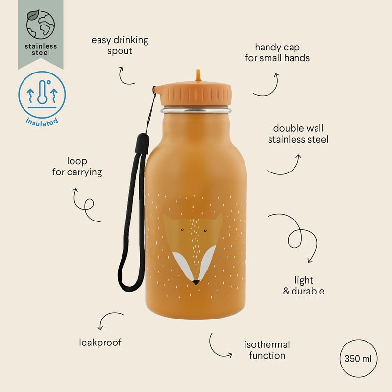 Trixie Stainless Steel Thermos Flask for Children, 350 ml - Mr. Fox - Image 5