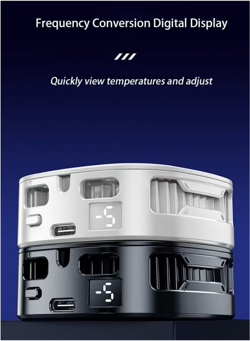 General Magnetic Phone Cooler for Gaming Dual Cooling Fan Digital Temp Display Silent Universal for iPhone Android Smartphones  - Image 4