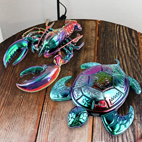 japleed 3Pcs Sea Animal Resin Molds Silicone Sea Turtles Lobster Seahorse Mold Epoxy Resin Casting Mold Large Unique Marine Mould for DIY Resin Concrete Crafts Wall Hanging Halloween Christmas Home Decor - Image 2