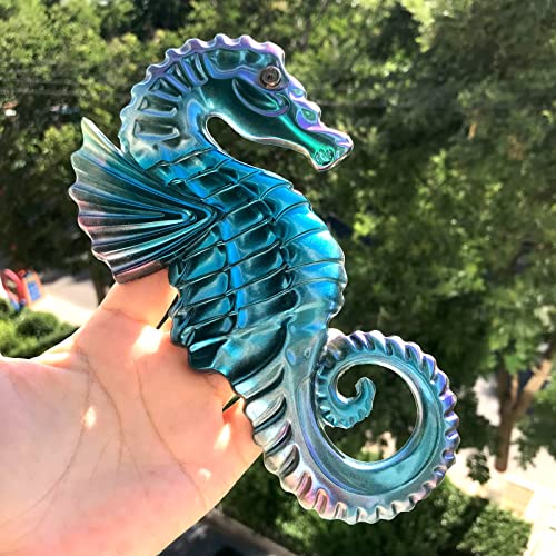 japleed 3Pcs Sea Animal Resin Molds Silicone Sea Turtles Lobster Seahorse Mold Epoxy Resin Casting Mold Large Unique Marine Mould for DIY Resin Concrete Crafts Wall Hanging Halloween Christmas Home Decor - Image 3