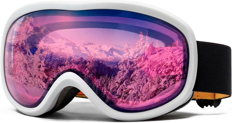 AVV Store OTG Ski Goggles for Men Women With Anti-Fog Dual Layer lens, UV400 Snow Goggle for Snowboarding Snowmobiling Skating - Image 1