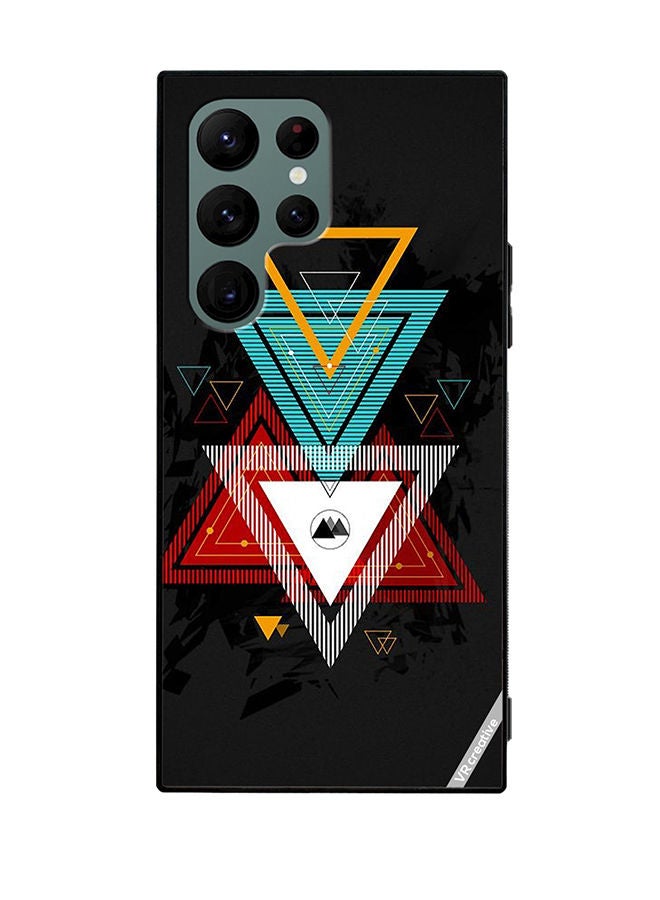VR CREATIVE Protective Case Cover For Samsung Galaxy S22 Ultra 5G Texture Design Multicolour - Image 1