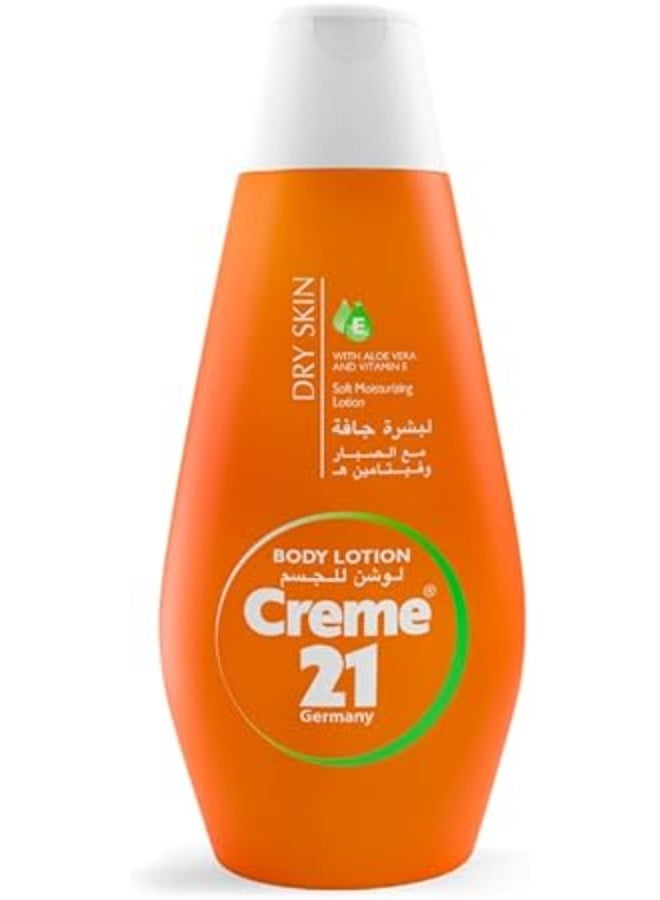 Creme 21 Dry Skin Lotion | With Aloe Vera and Vitamin E | For Deep Nourishment | Ideal for Dry Skin | Non-Greasy Formula | No Harsh Chemicals | Helps Skin Glow | 250m - Image 1