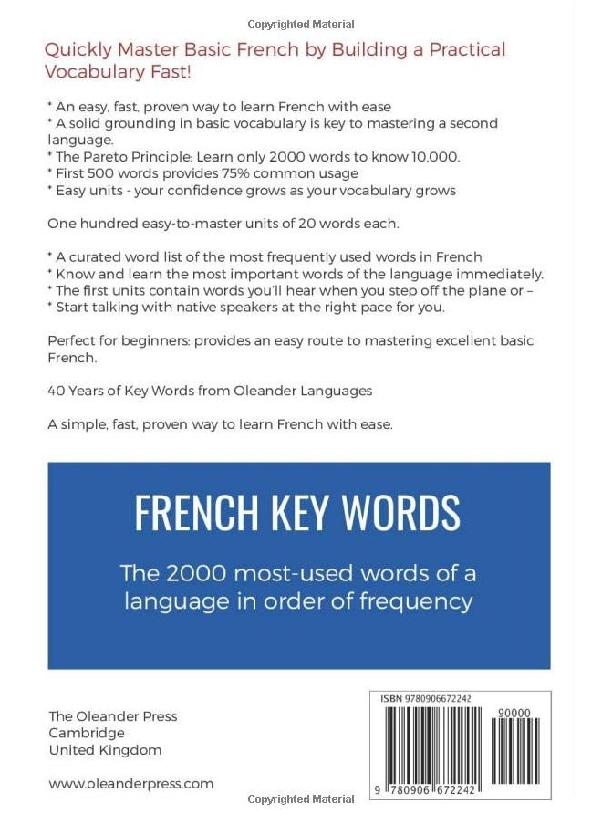 null - French Key Words: Learn French Easily: 2, 000 Word Vocabulary in a Hund - Image 1
