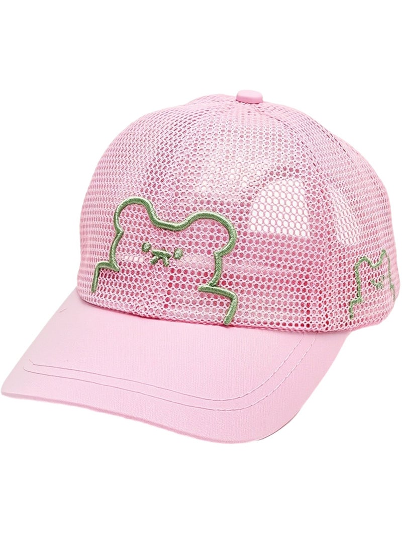 قبعة شمسية للأطفال من تودلر بير للأولاد والبنات (1-5 سنوات، 47-52 سم) خفيفة الوزن، قابلة للتنفس، شبكة، قبعة صيفية قابلة للتعديل لحماية الأطفال في الهواء الطلق