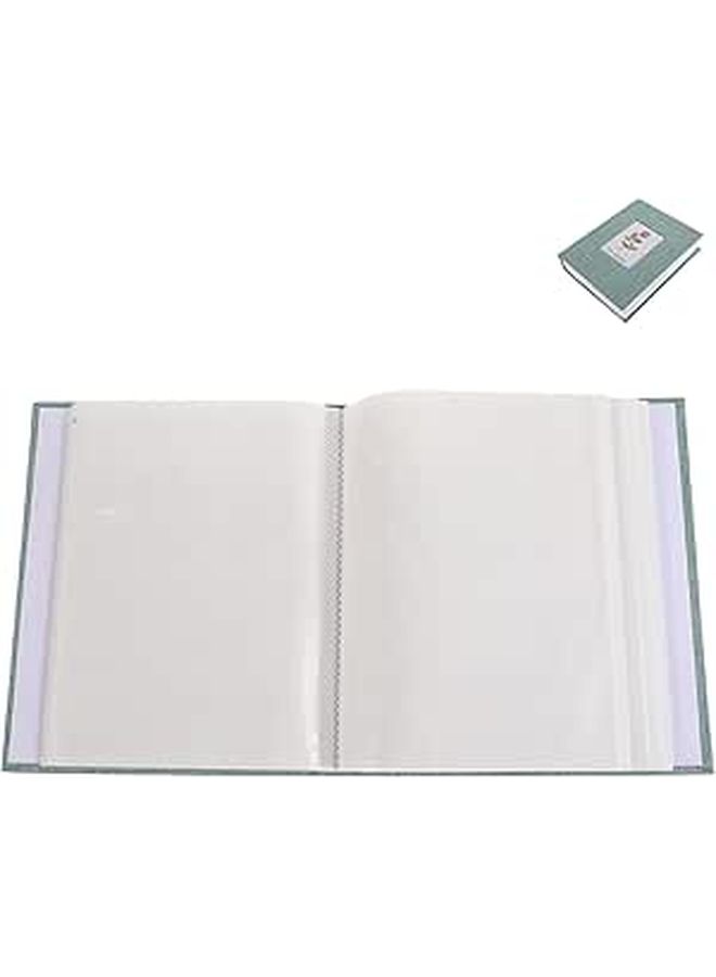 ألبوم صور قابل للتوسيع، 200 صفحة، غطاء أخضر، كتاب تذكاري DIY - Image 1
