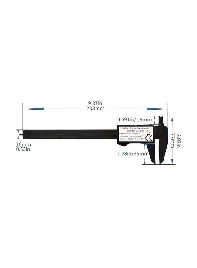 Professional 6 Inch Digital Caliper Precision Measuring Tool Large LCD Display 1pc - Image 2