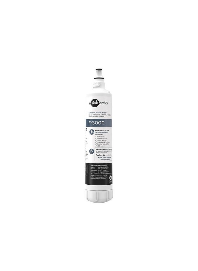 insinkerator InSinkErator F-3000 Premium Plus Instant Hot Water Dispenser Under-Sink Water Filter Replacement Cartridge 