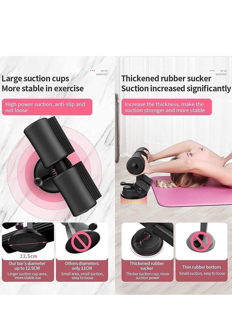 Plan A Multifunctional Sit Up Exerciser with Adjustable Bars for Home Workout, Self-Suction for Strong Hold, Ideal for Abdominal Muscle Training, Push-Up, Side Support for More Effective Workout  - Image 5