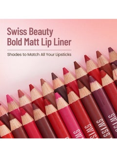 Swiss Beauty Swiss Beauty Bold Matt Lip Liner 02 5gm  - Image 2