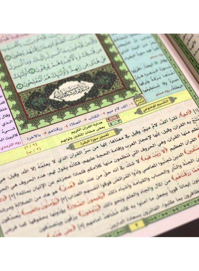 مصحف التفسير الموضوعي للحافظ المتقن مع سبب النزول وشرح المفردات،17*24 - Image 5
