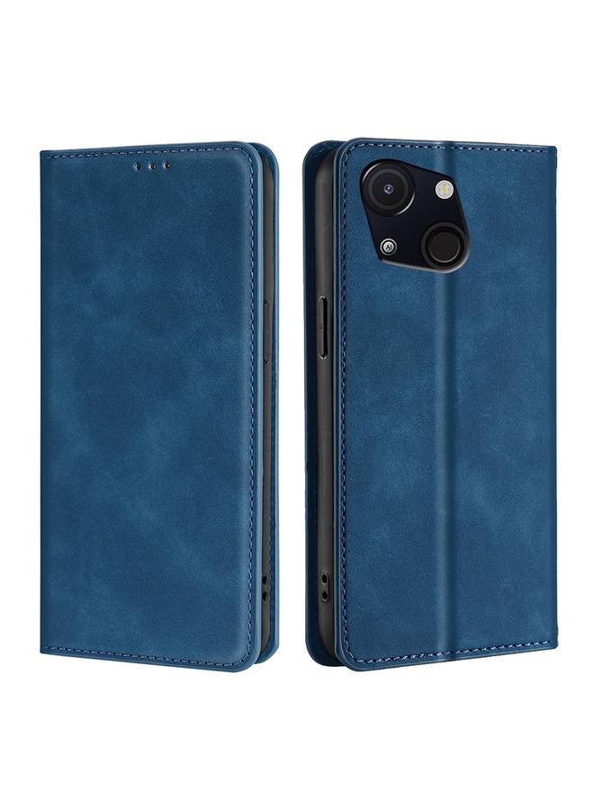 S-TOP Case For Itel A50C 4G Skin Feel Magnetic Leather Phone Case - Image 1