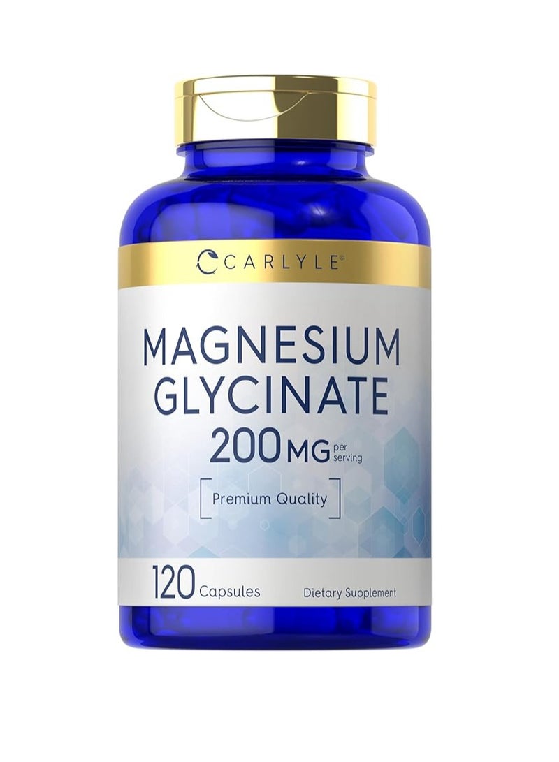 جليسينات المغنيسيوم 200 ملجم - 120 كبسولة - Image 1
