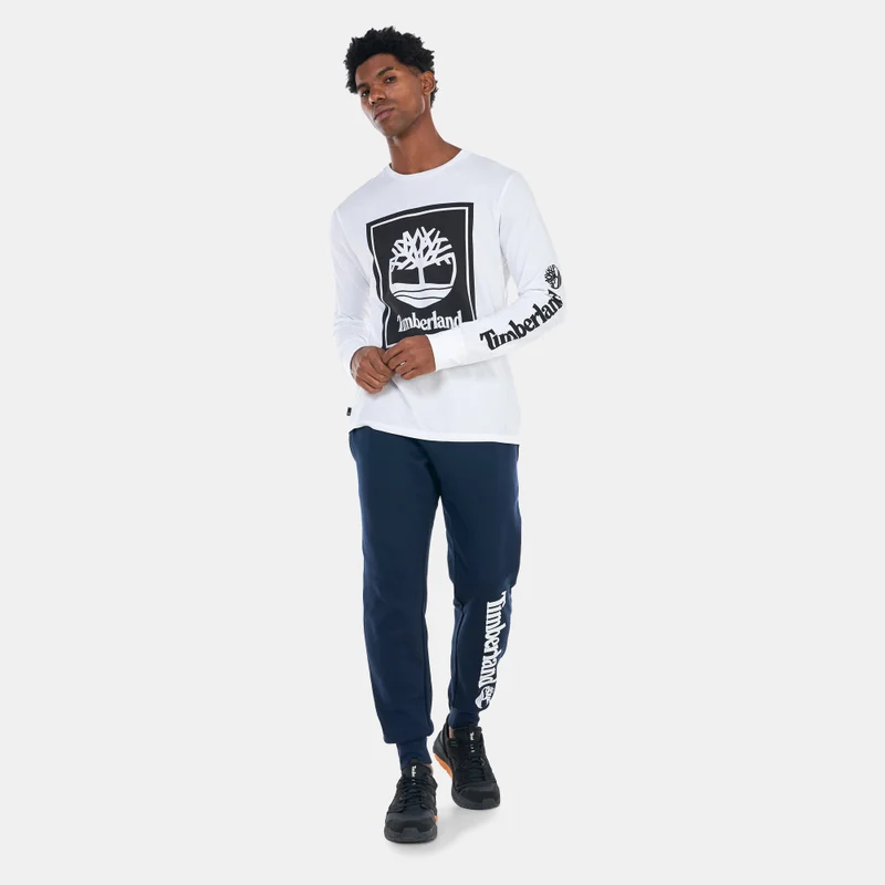 Timberland Men's Logo Long Sleeve T-Shirt