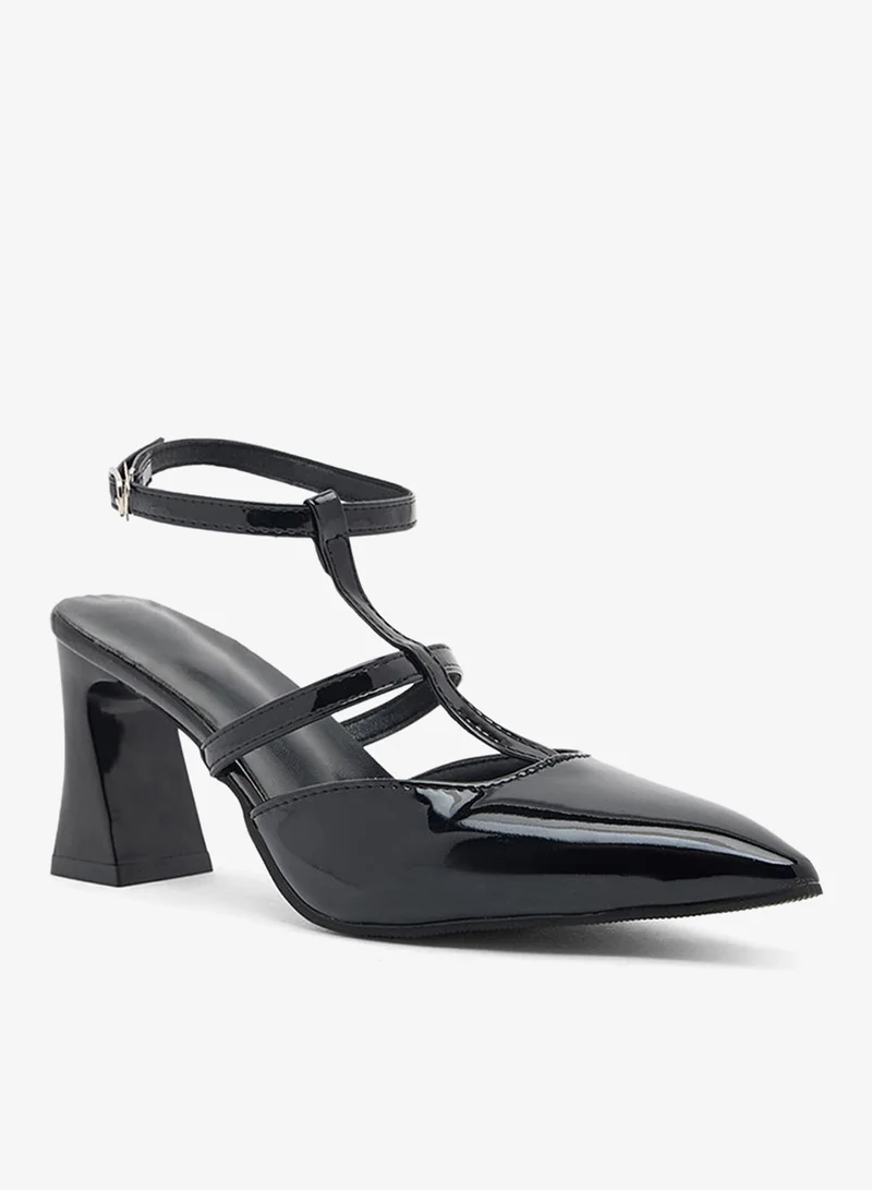 ELLA High Heeled Pump With Ankle Strap
