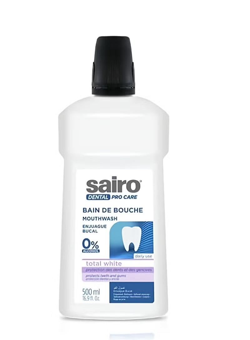 Sairo Total White Mouthwash 500ml