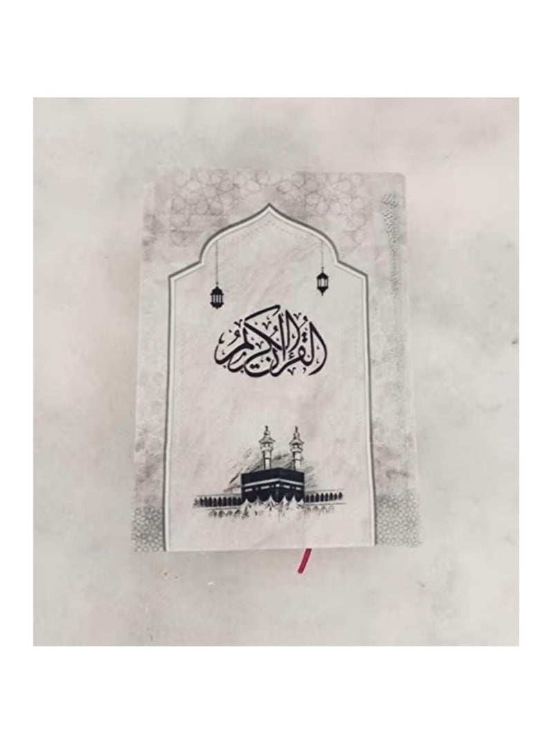 The "Give Gifts and Love" gift box contains (a good quality prayer rug, a white paper Quran, supplications, an incense burner, and incense). These high-quality, beautiful gifts are available in various shapes and colors - Image 3