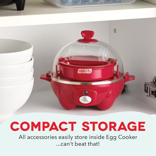 DASH Rapid Egg Cooker: 7 Egg Capacity Electric Egg Cooker for Hard Boiled Eggs, Poached Eggs, Scrambled Eggs, or Omelets. - Image 5