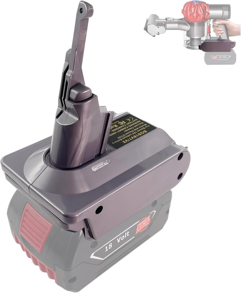 BTRUI محول V7 لبطارية نظام Bosch Professional 18V لمكنسة كهربائية V7 Animal Fluffy Motorhead ومحول المكنسة اليدوية (محول BOS18V7) - Image 1