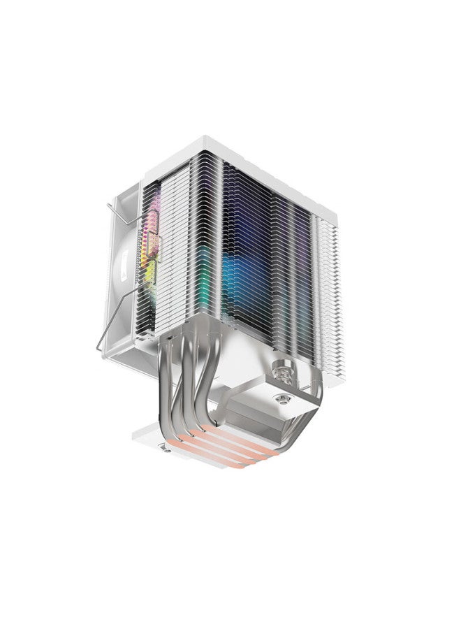Pccooler Red Sea H4 Colorful White Cpu Air Cooler - Image 2