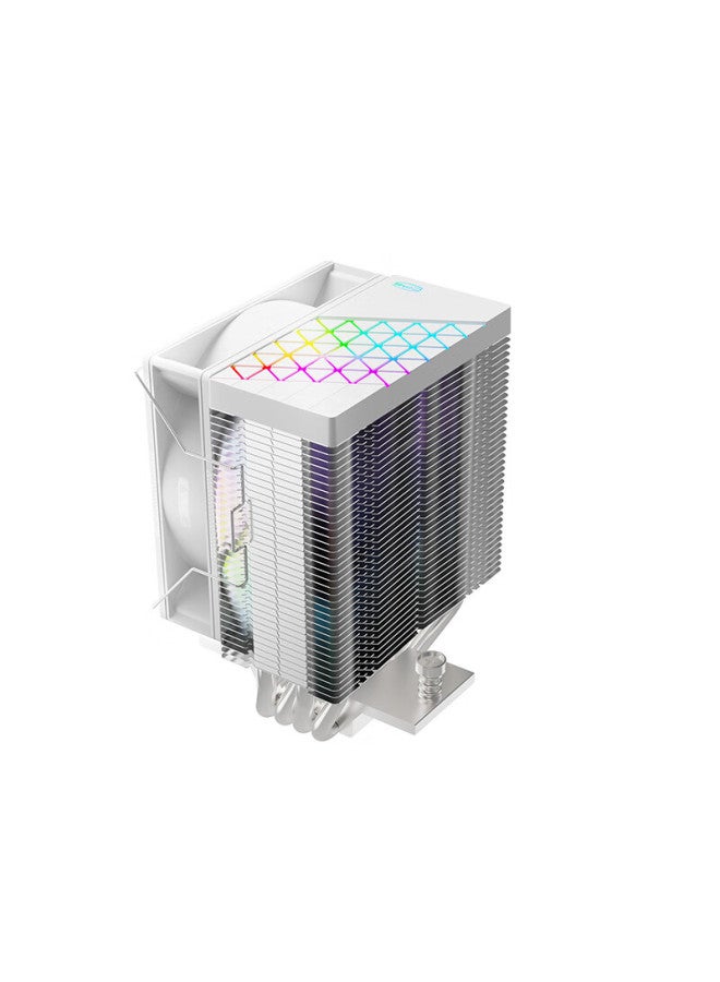Pccooler Red Sea H4 Colorful White Cpu Air Cooler - Image 3
