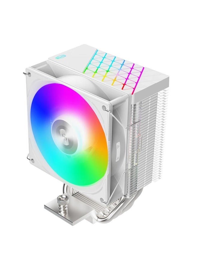 Pccooler Red Sea H4 Colorful White Cpu Air Cooler - Image 4