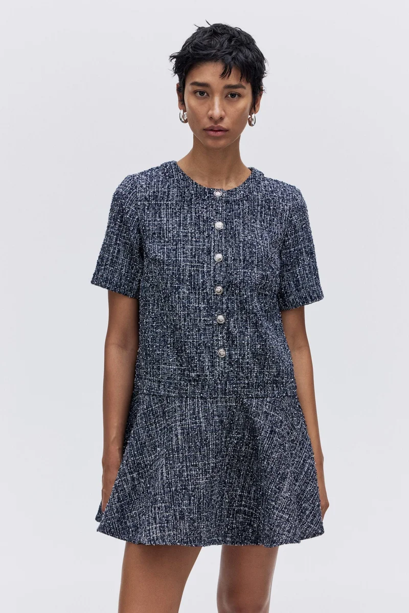 H&M Bouclé dress