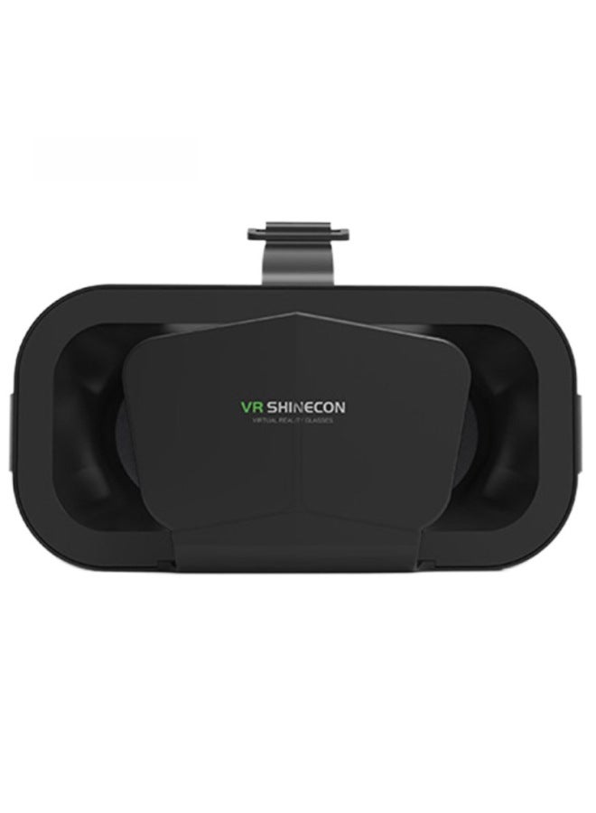 3D Virtual Reality Headset G10 Mobile Cinema Gaming Helmet Portable Lightweight VR Glasses For Smartphones Student Adult Elderly-Color:G10 Black (English) S01 Gamepad