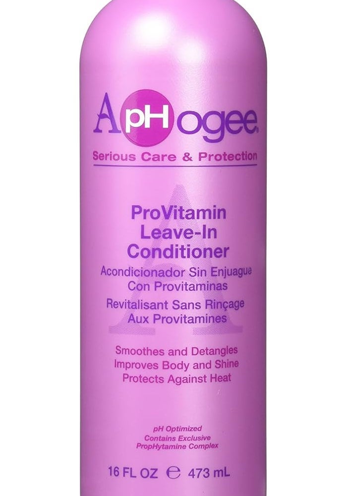 Aphogee ProVitamin Leave-In Conditioner 473ml - Smooths, Detangles, and Protects Hair - Image 1