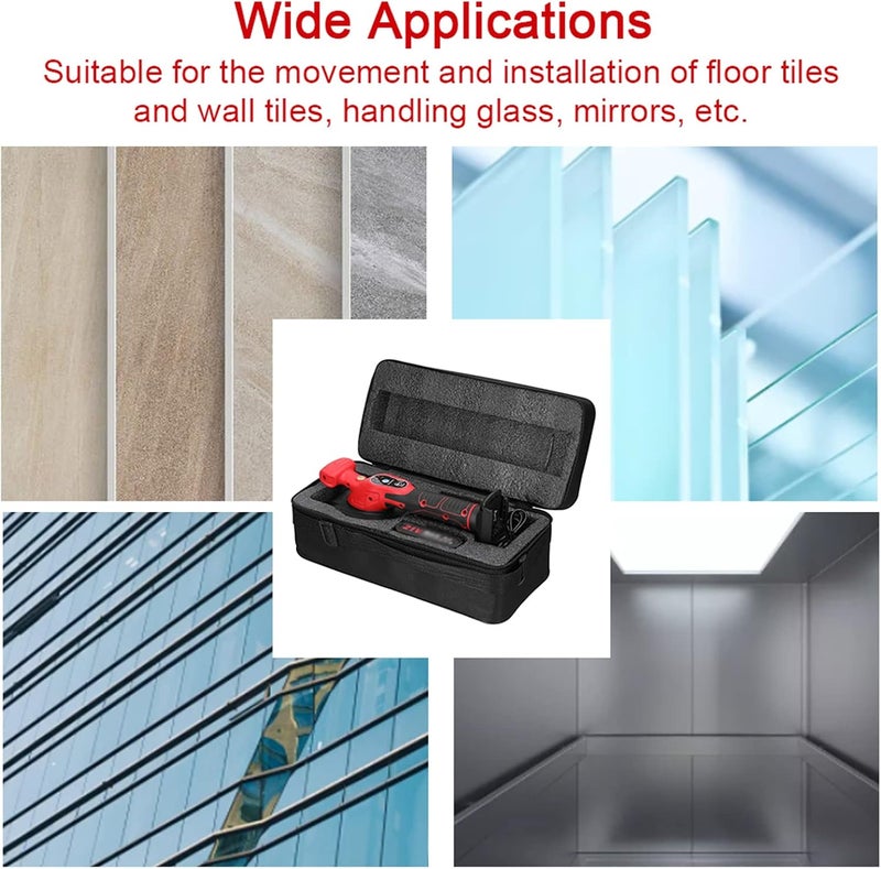 Eacam 21V Tile Tiling Machine High Loading Capacity Wall Floor Tiles Laying Vibrating Tool Home Decoration Utility Tools with Enlarged Suction Cup - Image 2
