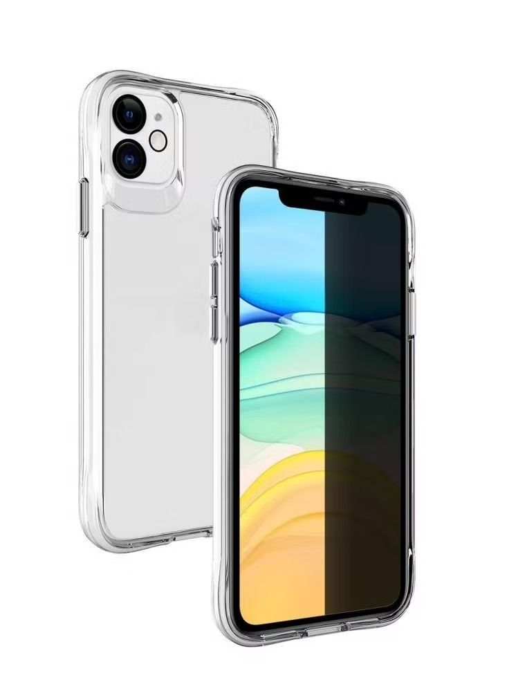 IAF VMAX Extreme Shock Eliminator iPhone 12 with Transparent clamp and back cover, Magnetic Phone back grip, Lens Protection for the camera, Leather Bracelet for mobile charging