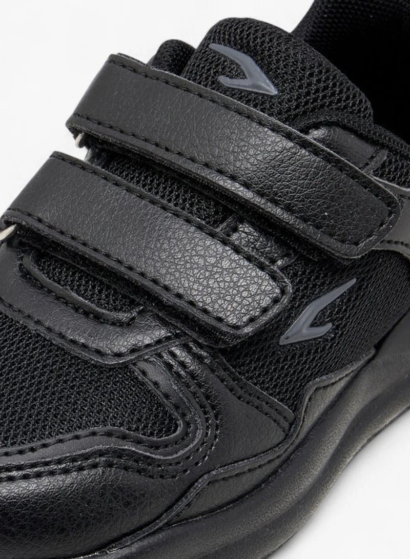 Dash BLACK Panelled School Shoes With Hook And Loop Closure for Women | Best Price UAE