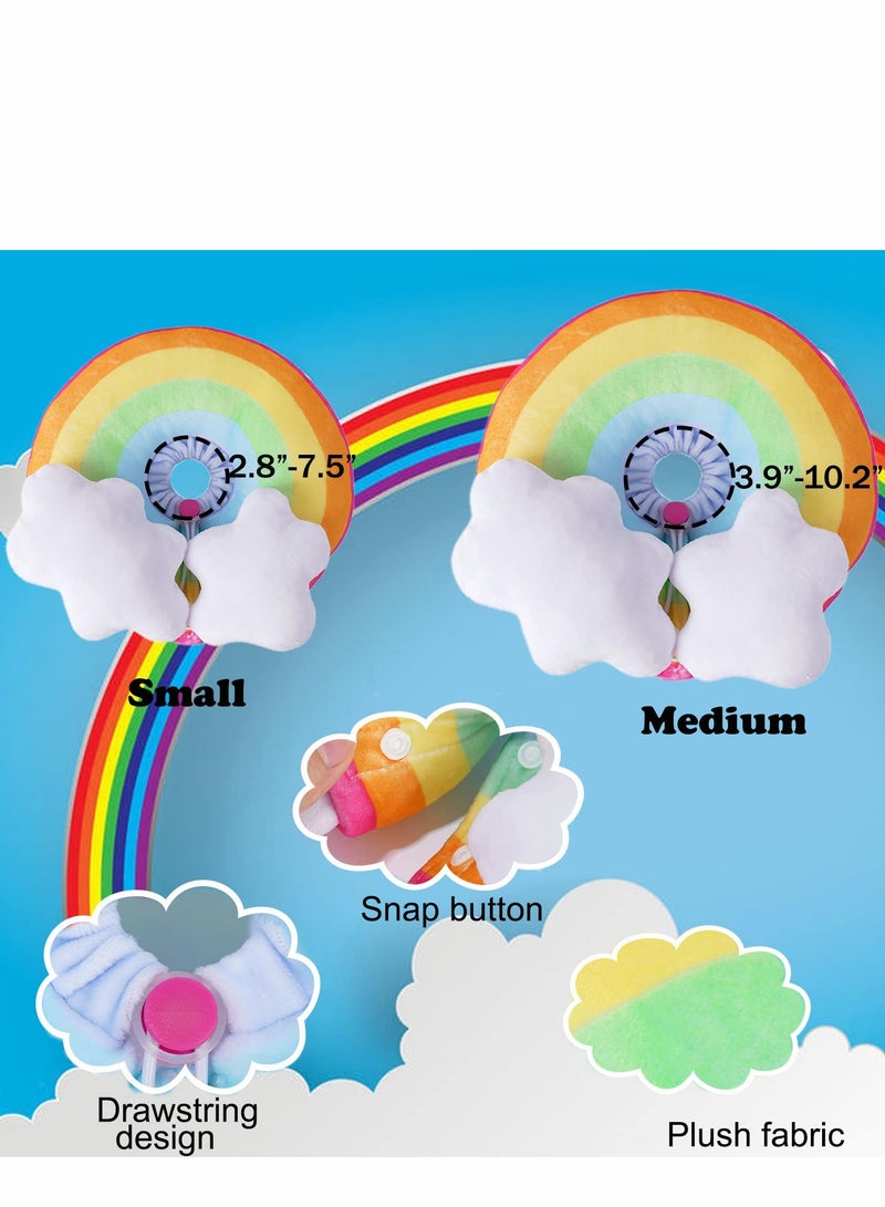 KASTWAVE Cat Cone Collar Soft, Adjustable Cats, Neck E After Surgery, Anti-Biting Licking Elizabethan for Wound Healing, Pet Protective Comfy with Kitten And Puppies - Image 3