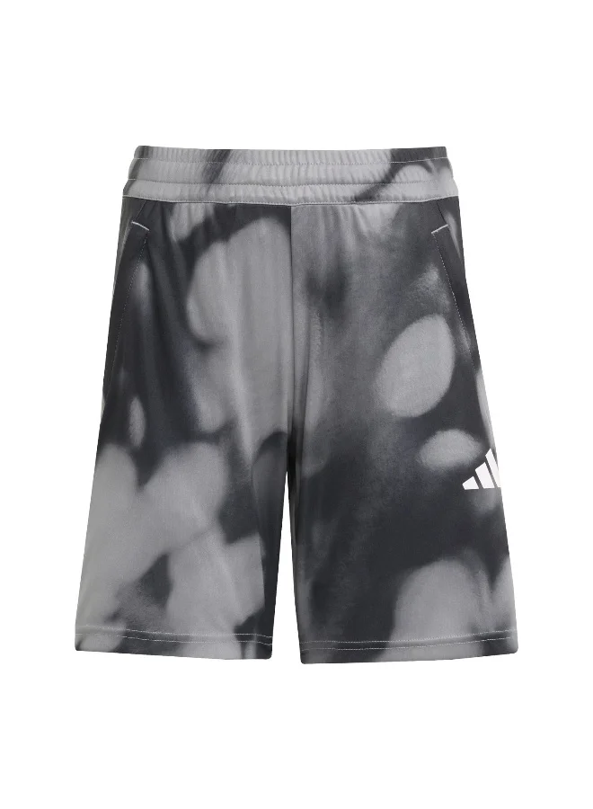 Adidas Adidas J Spr Aop 2 Sho Grey Shorts (1/4) Shorts For Kids