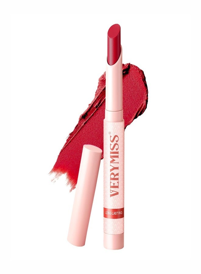 Verymiss Non Transfer Matte Lipstick 1.2 g I lightweight texture I Smooth Aplication I Creamy Lipstick I One Swipe Application (11 On Fire) - Image 1