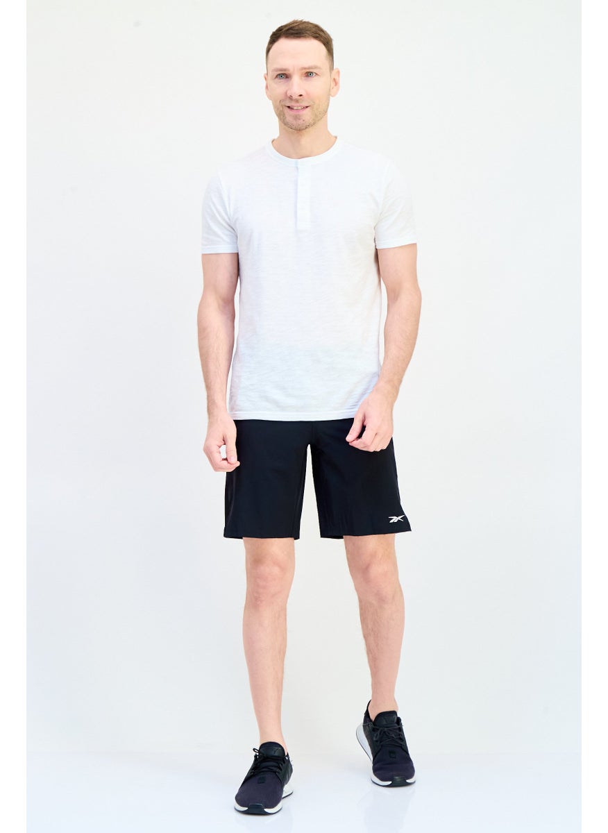 Reebok Men Sportswear Fit Drawstring Training Short, Black  - Image 2
