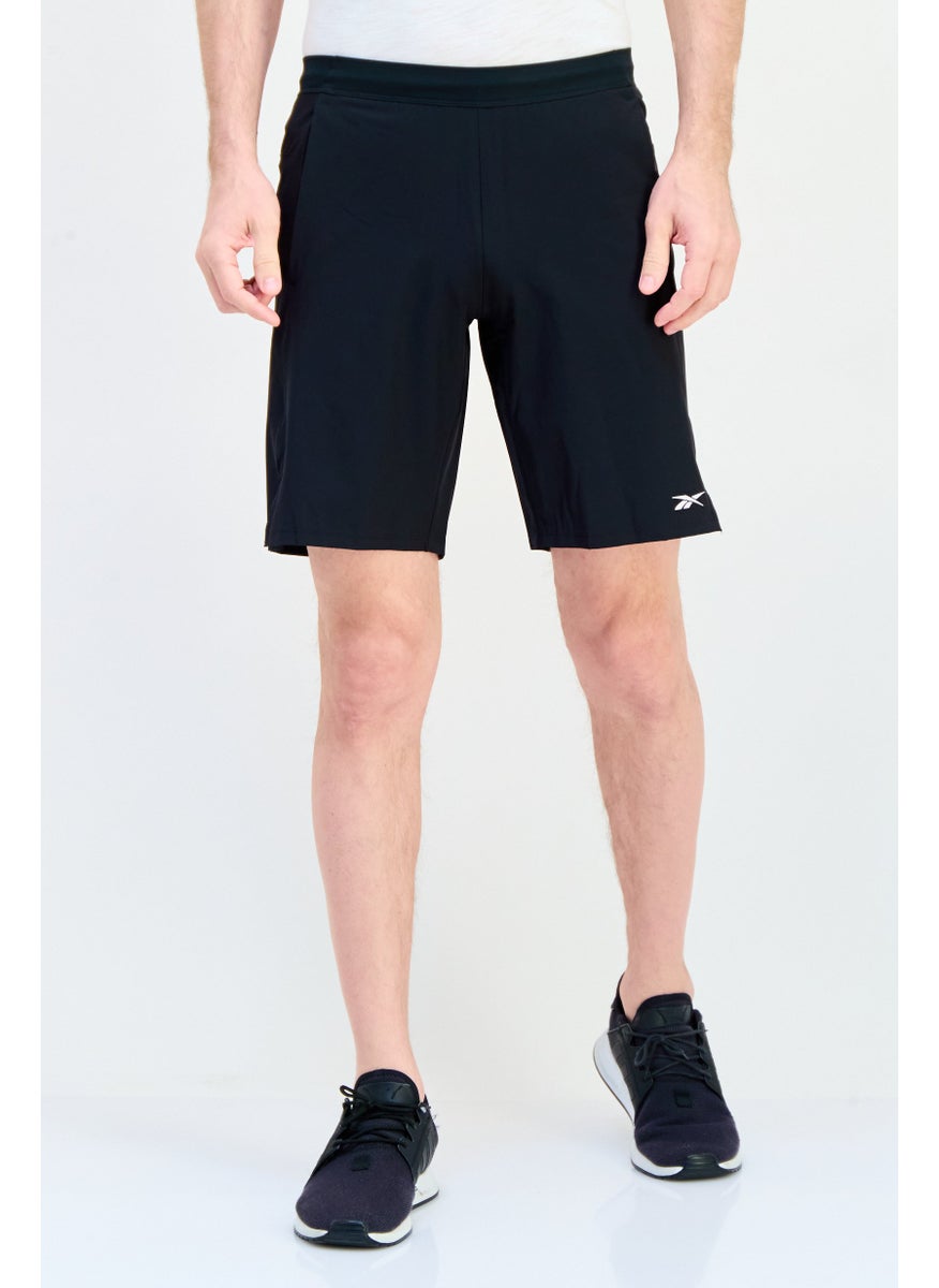 Reebok Men Sportswear Fit Drawstring Training Short, Black  - Image 1