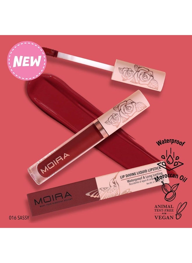 moira Lip Divine Liquid Lipstick (016, Sassy) - Image 2