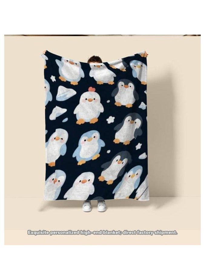general Flannel thin blanket (warm and comfortable, suitable for sleep, gaming, dust removal and sandproof) 150cm*200cm - 802 - Image 1