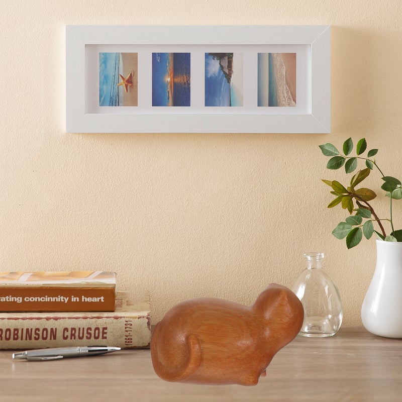 Minimalist Car Figurine Natural Statue Decoration Desktop Wood Artwork - Image 3
